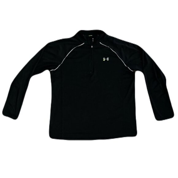 Under Armour Run Extra Large Black Active Sweater - Picture 1 of 8